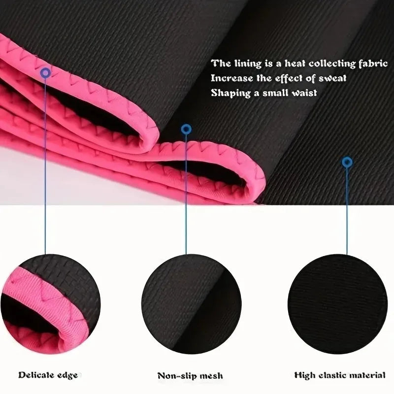 Sports Sweat Burst Waist Support Belt Shape Running Durable Waist Abdominal Fat Burning Training Belt Sauna Set Waist Trimmer