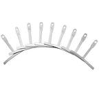 Miwayer Multispec Radius Gauge 9Pcs Set, Handy Under String Measuring Tools for Guitar Fretboard Radius Calibration