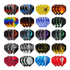 60Pcs Dart Flights, Professional Standard Dart Accessories, Colorful Replacement Flights for Training, Clubs, and Casual Play