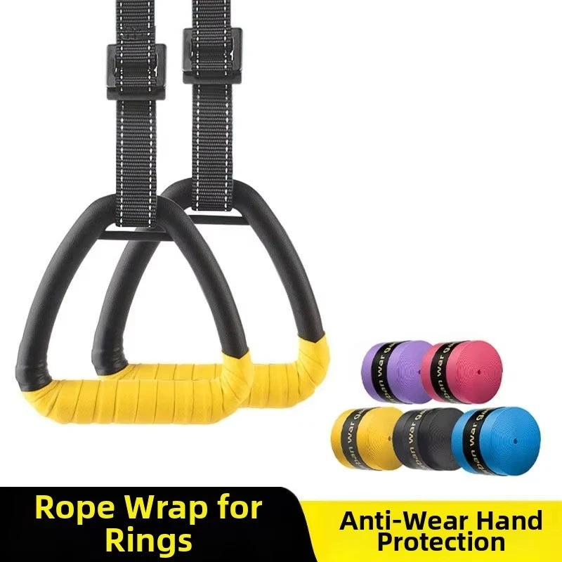 10   andom coloAnti slip wrapping tape, horizontal bar dumbbell lifting ring anti slip hand glue, badminton handle wrapping tape