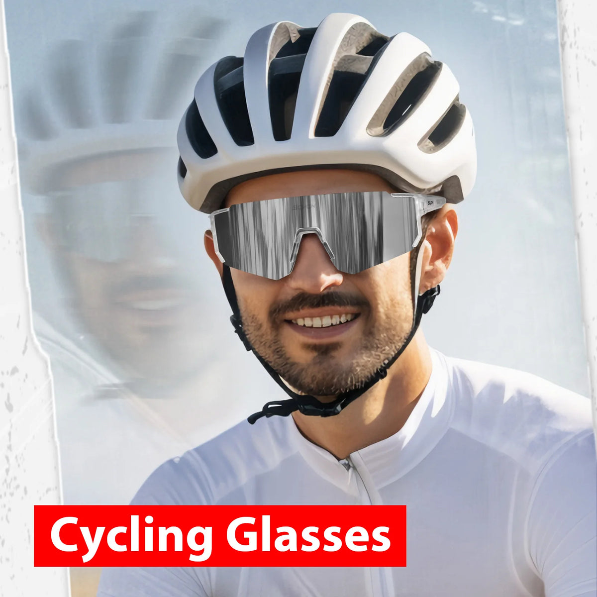 SCVCN Outdoor Cycling Photochromic Sunglasses Men MTB Bike Glasses  Sports Mountain Climbing Women Bicycle Cycling UV400 Goggles