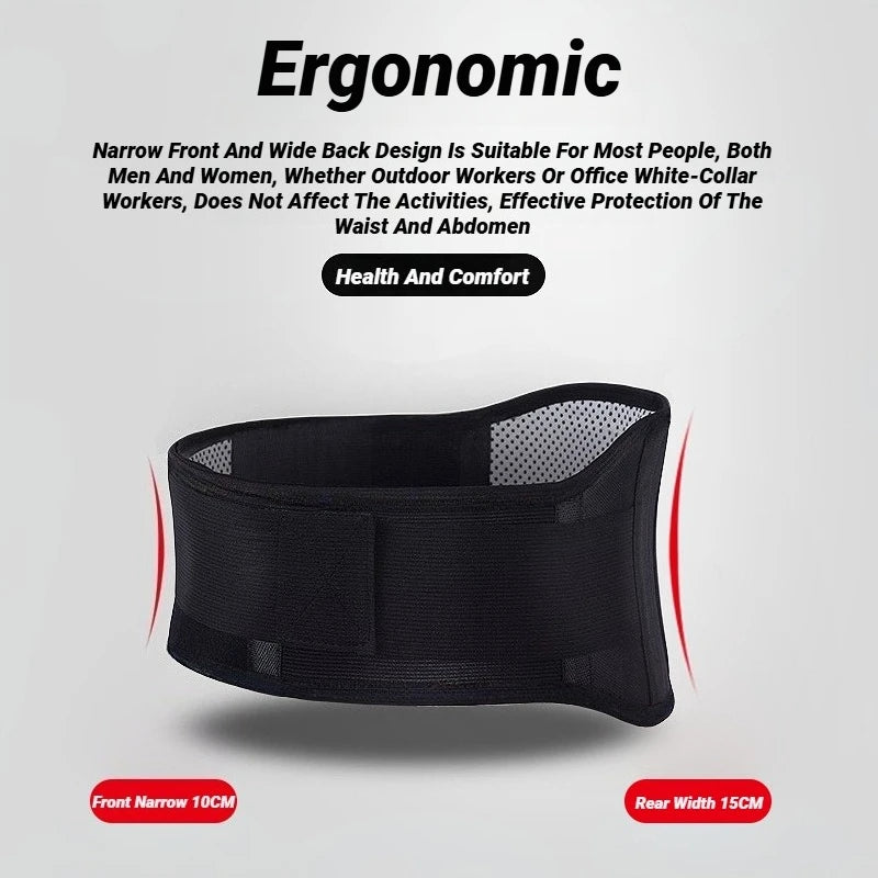 Adjustable Magnets Self-Heating Magnetic Therapy Back And Waist Support Belt Massage Sports Protector Lumbar Brace Band