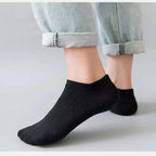 1/3/10Pairs Men's Ankle Socks Soft Breathable Stretchy Solid Color Low Cut Casual Sports Socks for Women Comfortable Fashionable
