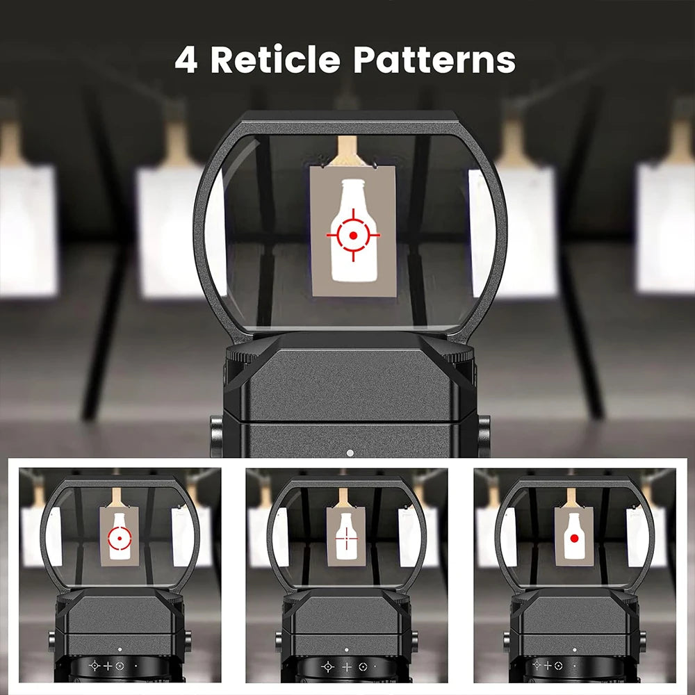 Tactical Red Green Dot Sight Scope Optics scope Red Dot Sight Hunting Optics Reflex Sight with 20mm Rail