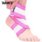 AOLIKES 1PCS Professional Sports Strain Wraps Bandages Elastic Ankle Support Pad Protection Ankle Bandage Guard Gym Protection