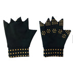 KoKossi Glue Dispensing Pressure Half Finger Gloves Magnetic Therapy Anti Slip Rehabilitation Sports Fitness Cycling Gloves