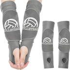 Girls Volleyball Arm Sleeves, 1 Pair Padded Volleyball Passing Sleeves with Foam Protection, Volley Ball Arm Protector for Youth