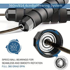 Rope skipping, anti winding fast rope skipping cable with ball bearing, suitable for women, men and children, adjustable steel r