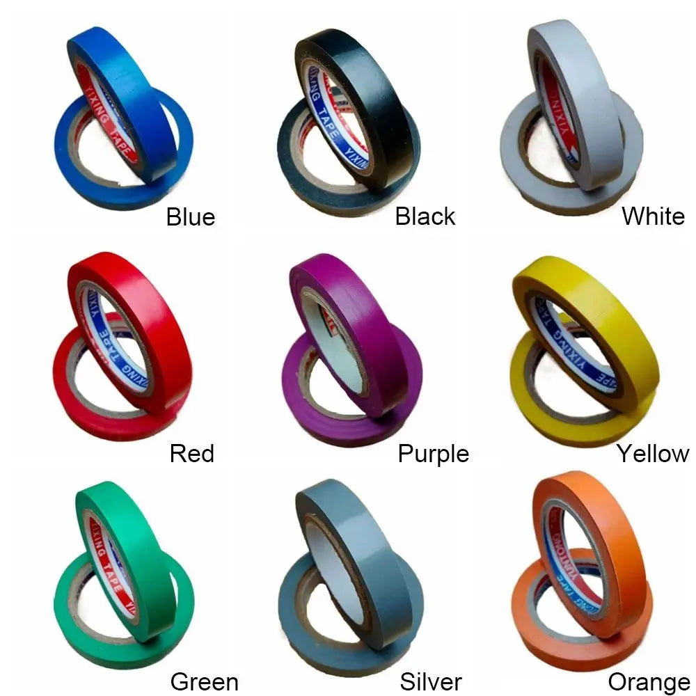 PVC Multicolor Sweat Band Sealing Tape Badminton Racket Overgrip End Sticker Anti-slip Sweatband Fixing Stripe Sport Accessories