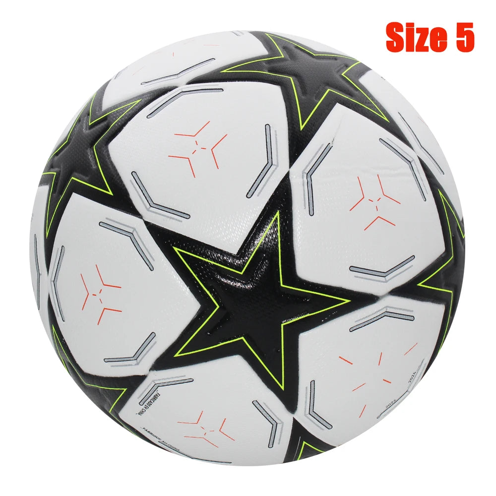 Standard Soccer Ball Professional Outdoors Sports Match Balls Training Seamless Football High Quality PU Material Size 5 Size 4