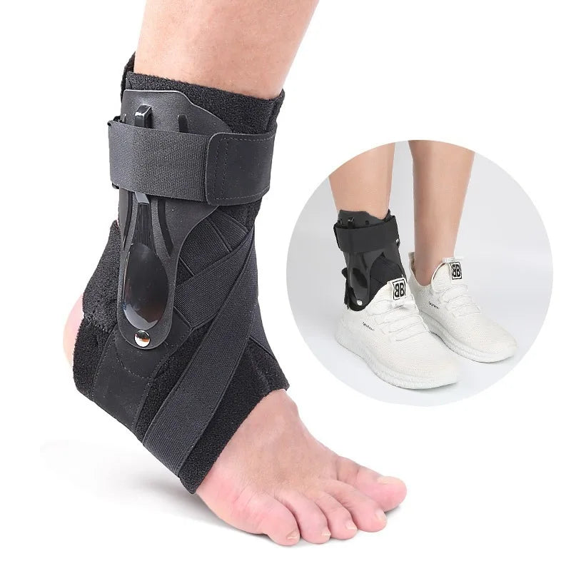 1PC Ankle Support Strap Ankle Brace Sprained Ankle Adjustable Basketball Guard Strap Compression Side Stabilize Ankle Brace