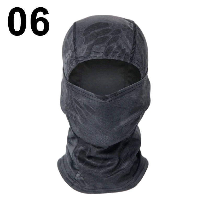 Camouflage Balaclava Full Face CS Mask Ski Cycling Hunting Head Neck Cover Helmet Liner Cap  Multicam Men Scarf