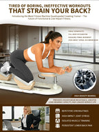 Back Stretch Trainer Home Spinal Twist Machine for Abdominal Crunches Waist Slimming Leg Extension Workouts