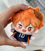 Kawaii New10cm Haikyuu Plush Toy Hinata Shoyo Keychain Tobio Kageyama Yu Nishinoya Bag Pendant Mini Volleyball Stuffed Doll Gift