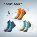 1/3 Pairs New Men's Professional Sports Short Socks Thick Towel Quick Dry Wicks Men's Fitness Running Ankle Socks For Man Gift