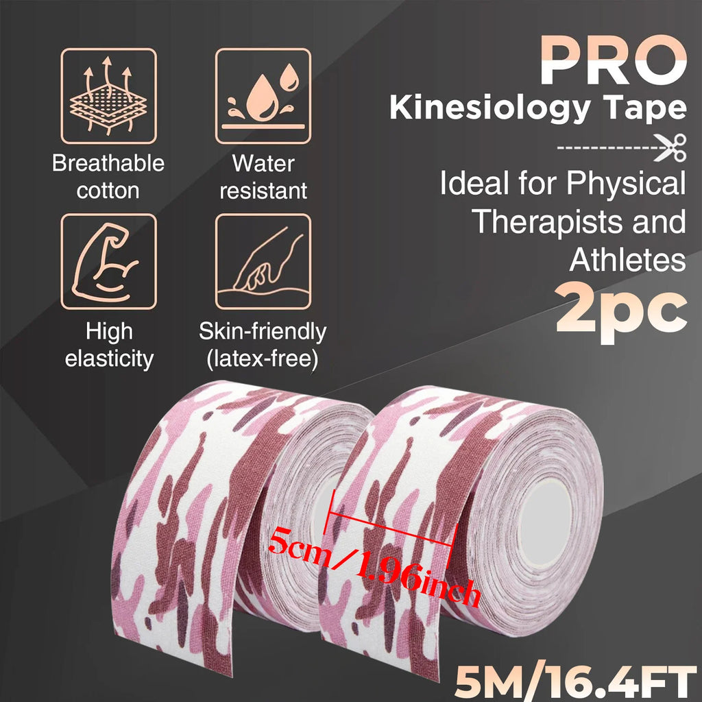 Sports Tape，Sports Elastic Knee Pads，Muscle Pain Relieving Knee Pads，Suitable for Gym Fitness，Running，Tennis，Swimming，Soccer