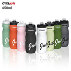 CYCLAMI Bicycle Water Bottle 650ml PP5 Plastic for MTB Road Bike  Water Cup Outdoor Sports Portable Squeeze Drink Cycling Kettle