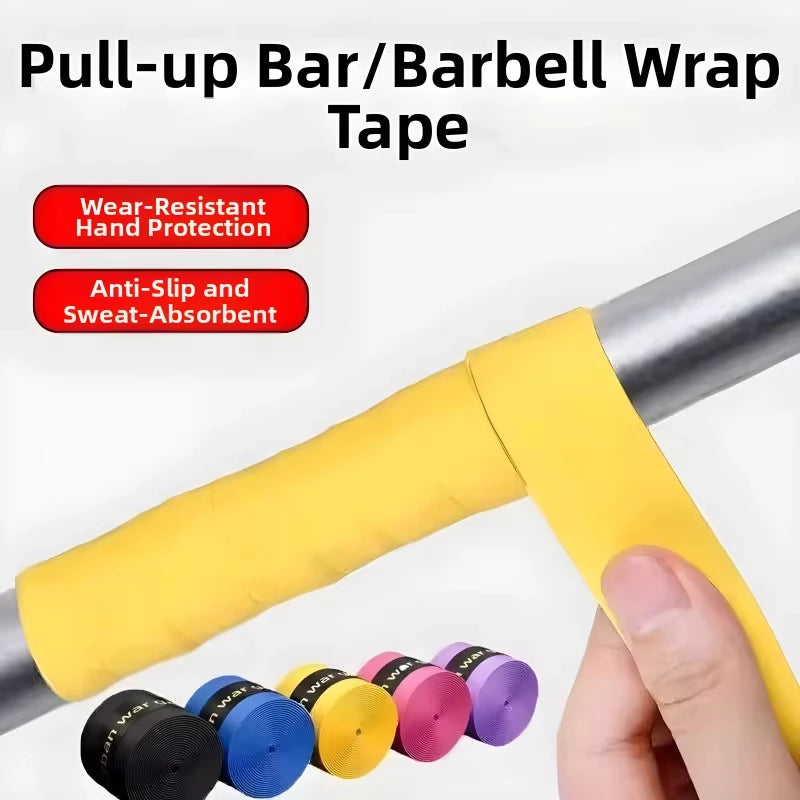 10   andom coloAnti slip wrapping tape, horizontal bar dumbbell lifting ring anti slip hand glue, badminton handle wrapping tape
