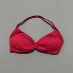 Sports Strappy Bra Yoga Underwear Women Gym Top Running Exercise Backless Bra High Support Active Wear Fitness Workout Halter