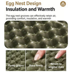 Ultralight Egg Nest Folding Seat Cushion IXPE Honeycomb Foam Camp Mat Portable Waterproof Seat for Hiking Travel Picnic Fishing