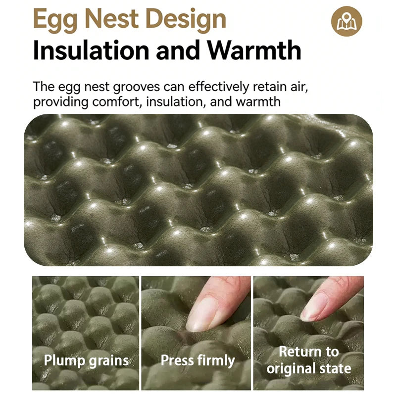 Ultralight Egg Nest Folding Seat Cushion IXPE Honeycomb Foam Camp Mat Portable Waterproof Seat for Hiking Travel Picnic Fishing
