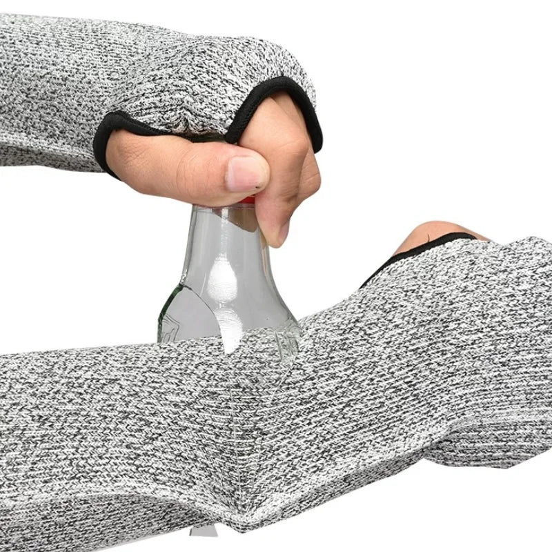 Level 5 Anti-Cut Safety Sleeves Cutting Resistant Arm Puncture Gloves Breathable Protector Household Arm Guard Bracers