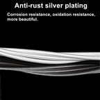 Miwayer 6/12 pcs Classical Guitar Strings Set Plating Super Light Classic Guitar Clear Nylon Silver Strings Silver Plated Copper