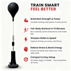 New Premium Punching Bag, Cobra Bag for Boxing Agility Training Home Fitness Equipment Thickened Rod Reflex Bag Family Best Gift