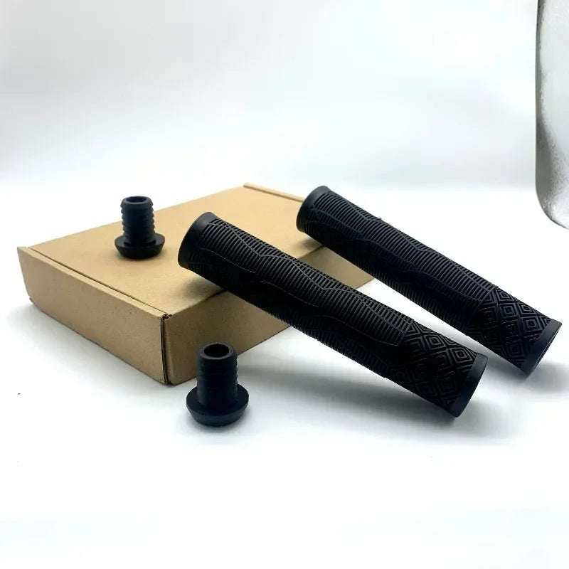 1 Pair Bicycle Handlebar Grips Soft Rubber Grips Bicycle Gloves Bike Accessories Outdoor Sports Cycling Riding Equipment