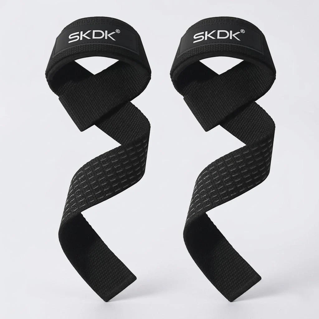Heavy Duty Cotton Wrist Lifting Straps for Weightlifting Gym Fitness Neoprene Padded Anti Slip Pull Grips Wrist Wraps Support for Powerlifting Bodybuilding Strength Training Workouts for Men and Women 255 Characters