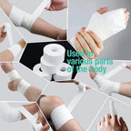 2.5/3.8/5cm 9.1Meters Sport Athletic Waterproof Cotton White Boxing Adhesive Tape Strain Injury Support Sport Binding Bandage