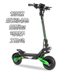 EOEOTWO 1200W Off Road Electric Scooter for Adults 48V Long Range E-Scooter 30MPH Fast Speed 11" Tubeless Tire Foldable Kick Scooter