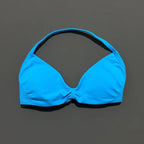 Histello Sports Strappy Bra Women Yoga Tank Bra Seamless High Support Fitness Workout Top Running Exercise Halter Gym Bras