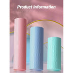 Hexagonal EVA Foam Yoga Roller, 10cm × 30cm Massage Foam Roller for Pilates Home Fitness Workout