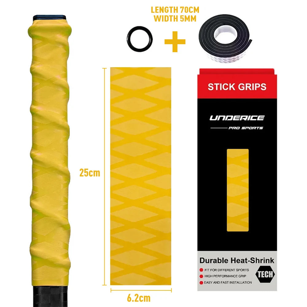 Ice Hockey Sticks Heat Shrinkable Sleeve Hockey Stick Grip Non-Slip Fishing Rod Training Badminton Hockey Equipment Accessories