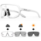SCVCN Cycling Glasses Photochromic Men Sunglasses for Mountain Bike Road Bicycle Eyewear MTB Cycle Goggles Sports UV400 Glasses