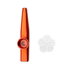 Kazoo Golden Aluminum Alloy with Membrane Flute Diaphragm Mouth Kazoos Musical Instruments