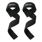 2PC Weightlifting Wrist Straps Sports Booster Belt Grip Belt Fitness Pull-up Bars Pull-ups Silicone Non-slip Deadlift Belt Band