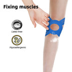 5PCS Sports Kinesiology Tape for Knees Pre-Cut Waterproof Knee Tape for Knee Pain Relief Pre Cut, Original Cotton Athletic Tape