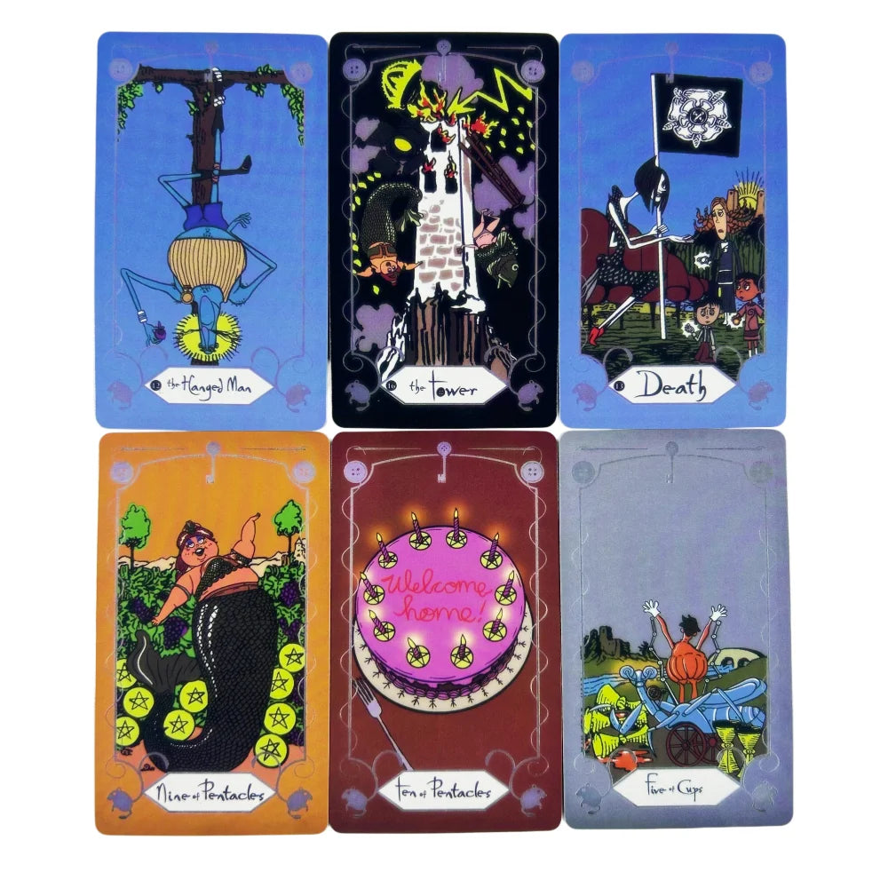 The OTHER Tarot Cards 78 Pcs Tarot Deck The Key That Opens The Door To The Coraline World, Great For Meditation & Party Games