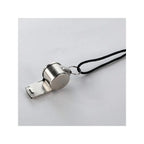 2 Pack Stainless Steel Sports Whistles with Lanyard - Loud Crisp Sound for Coaches Referees And Officials