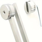 Miwayer 128Hz Tuning Fork for Sound Therapy Stress Reduction Otoacoustic Emission Testing and Ear (Mallet&Wrench Include)