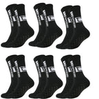 1/4/6 Pairs of Size 36-40 Children's and Women TC Mid Tube Glued Football Non Slip Socks for Sports Training and Competition