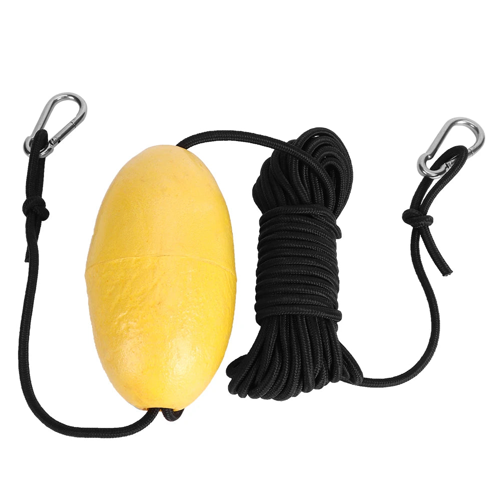 Drift Anchor 9.8m/32.2ft Fishing Drift Anchor Throw Line Sea Drogue Portable Float Buoy Accessory for Marine Boat Yacht Kayak