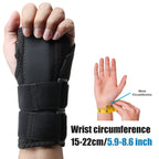 Wrist Brace for Carpal Tunnel, Night Support Adjustable Wrist Splint, Hand Support Relief Pain of Arthritis, Tendonitis, Sprains