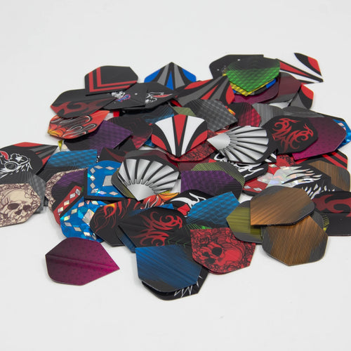 90Pcs Dart Flights, Professional Standard Dart Accessories, Colorful Replacement Dart Wings, Universal Fit for Soft Tip & Steel
