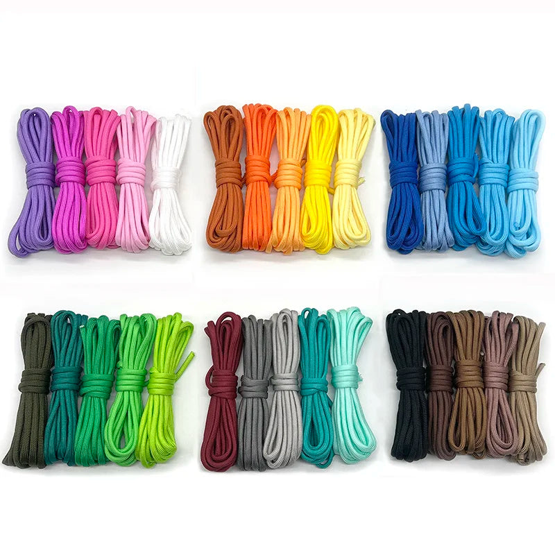 3M Paracord Dia.4mm Combination DIY Handmade Rope High Quality Parachute Cord Paracord 550 Rope Survival Camping Accessories