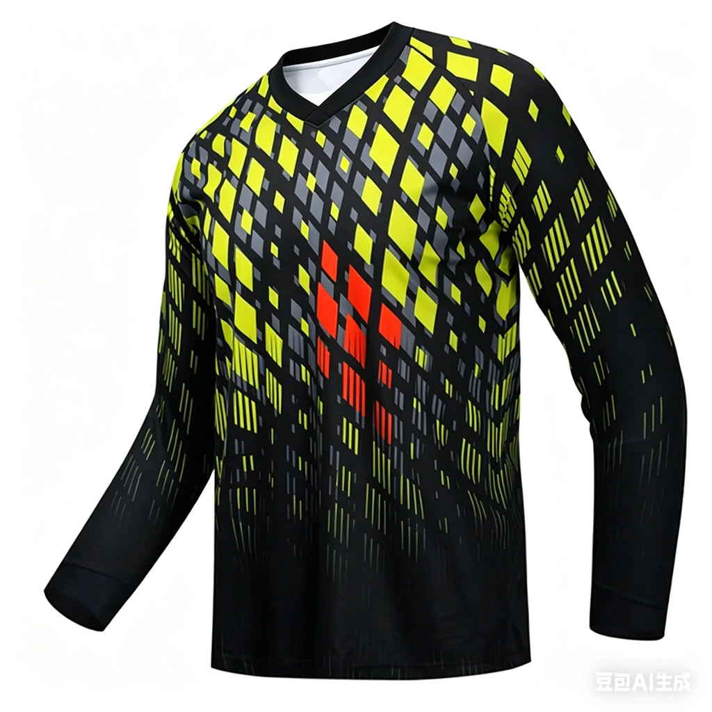 Men Breathable off Road Mountain Motocross Enduro Mtb Bike Jersey Cycling Top Riding Quick Dry Athletic Wear Cycling Top