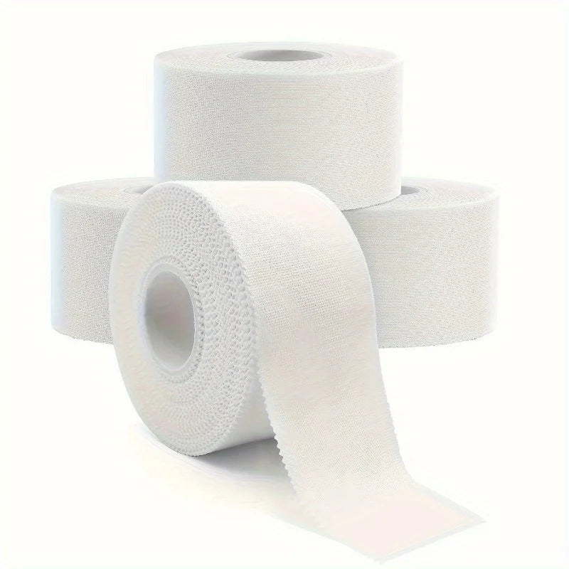 YITAPE 1 Roll White Sports Tape Professional Athletic Trainer Tape Rigid Strapping Injury Wrap for Wrist Ankle Knee First Aid