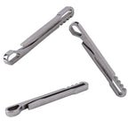 Outdoor EDC Multifunction Tool Wallet Stainless Steel Keychain Key Ring Clasp Carabiner Money Clip Camping Accessories